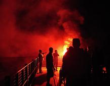 Station Lake Tahoe during a Member Training Flare Demonstration